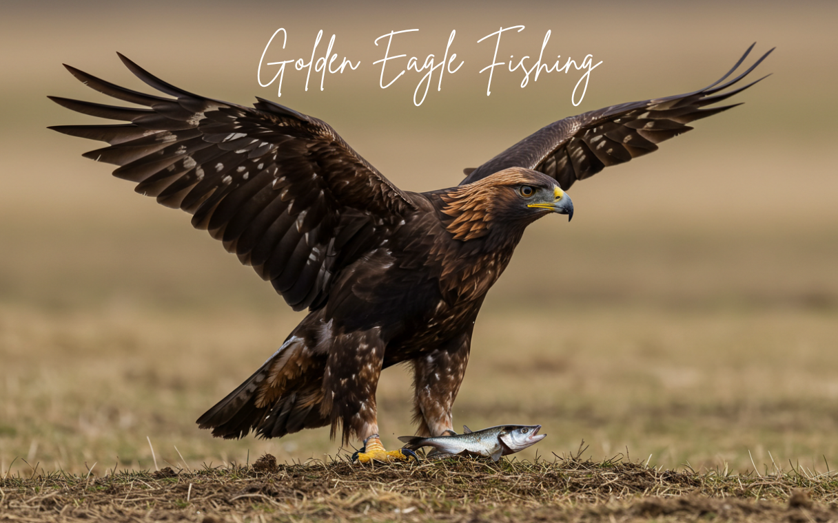 Golden Eagle Fishing An Impressive Skill