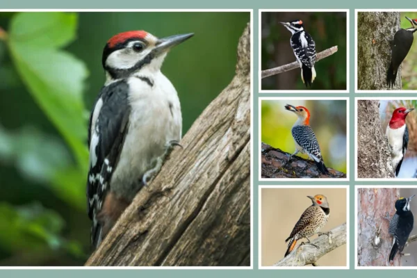 10 Common Woodpeckers of Michigan Identification & Image 