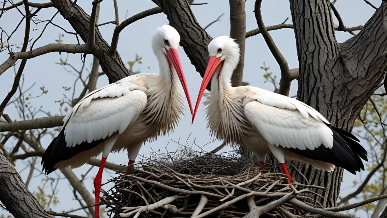 General Behavior of White Storks