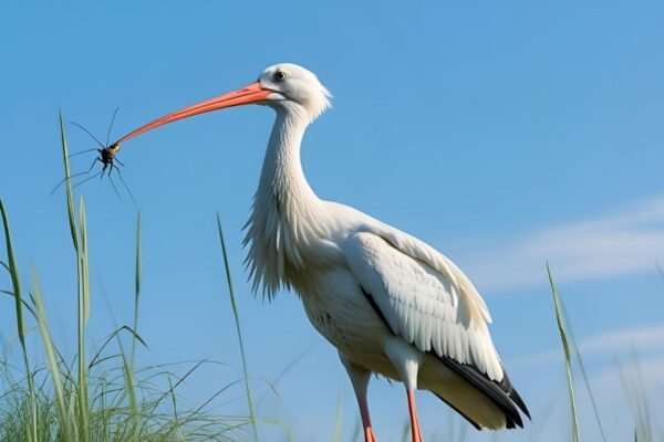 What Do White Stork Birds Eat