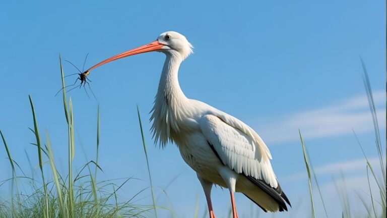 What Do White Stork Birds Eat
