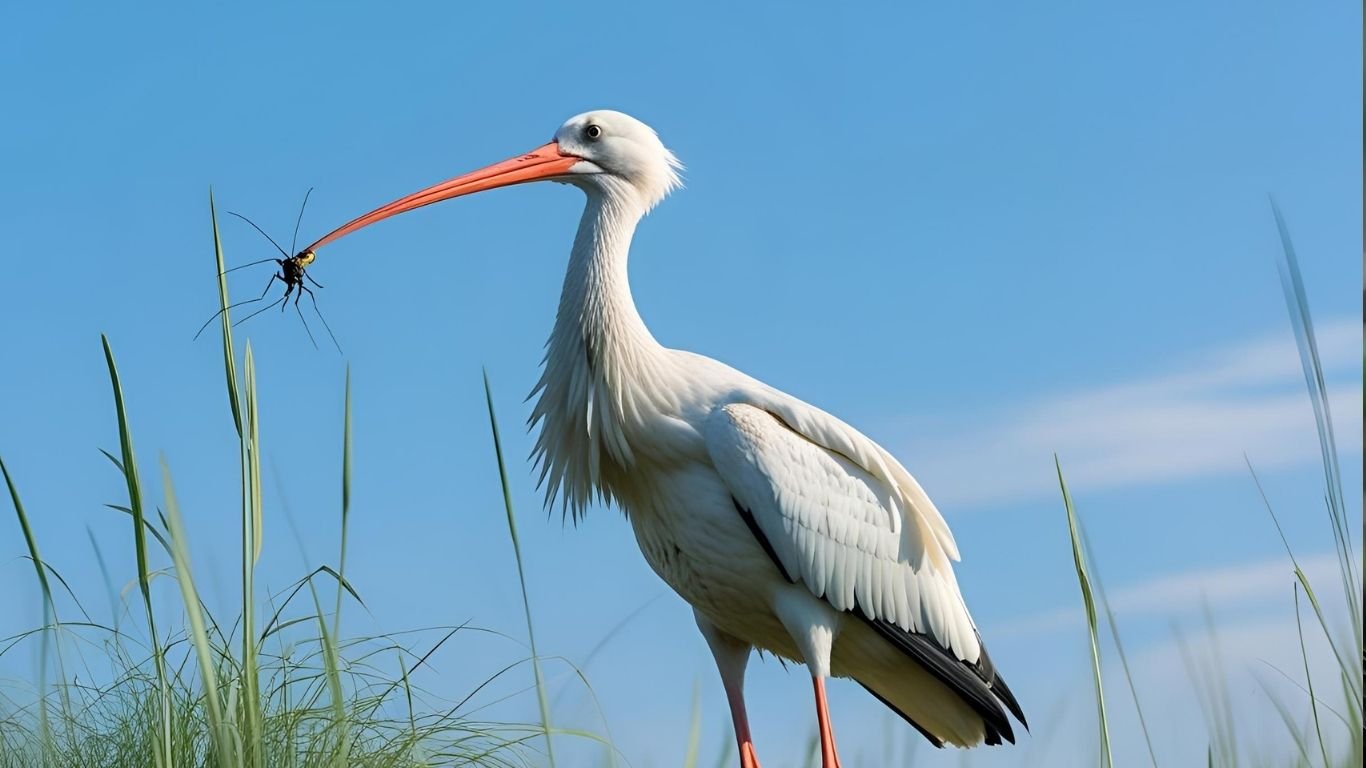 What Do White Stork Birds Eat