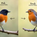 American Robin Male vs Female