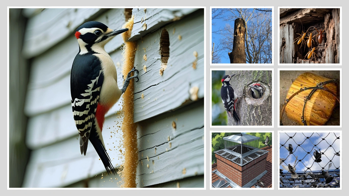 How to Get Rid of Woodpeckers on Your House ( Permanently)