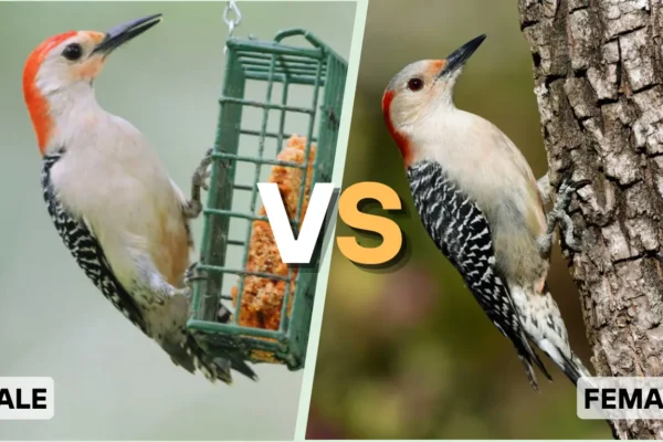 Red-bellied Woodpecker Male vs Female Identification