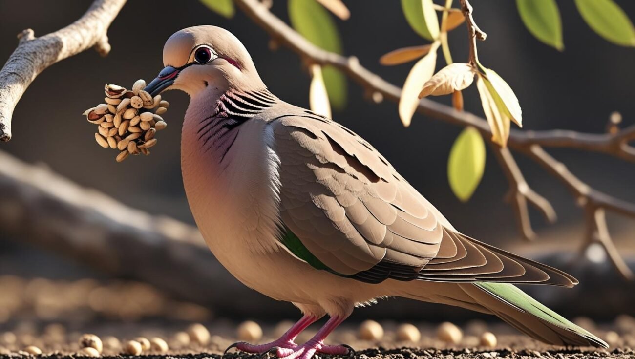 Wild Mourning Dove Diet