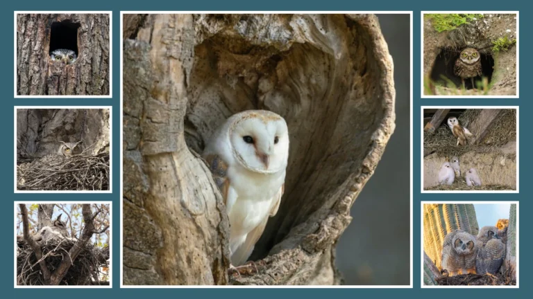 10 Types of Owl Nests Location, Nesting Process & Materials 