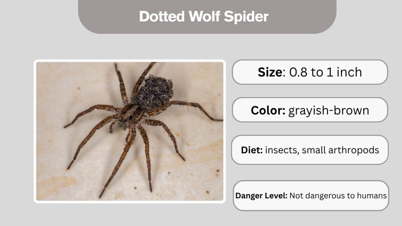 Dotted Wolf Spider