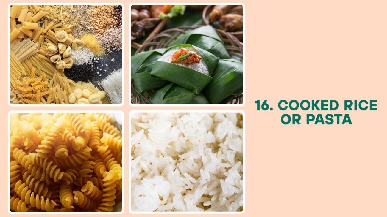 Cooked Rice or Pasta