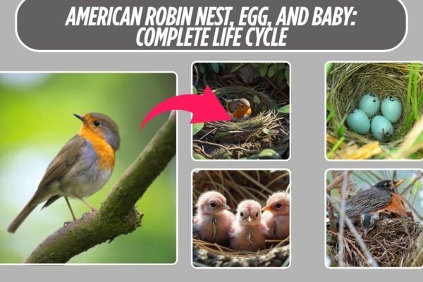 American Robin Nest, Egg, and Baby: Complete Life Cycle