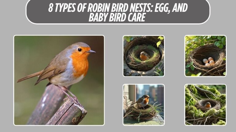 8 Types of Robin Bird Nests: Egg, and Baby Bird Care 