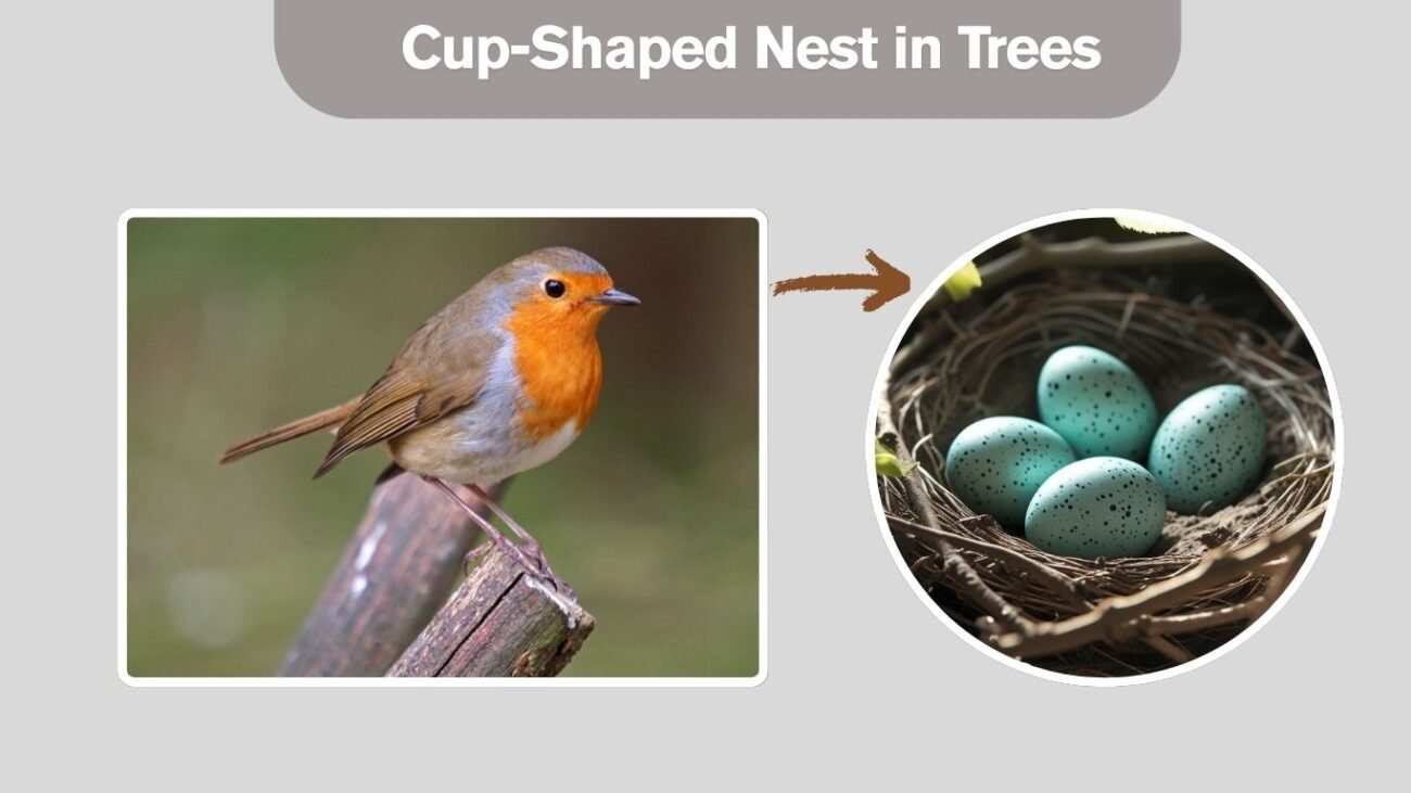 Cup-Shaped Nest in Trees
