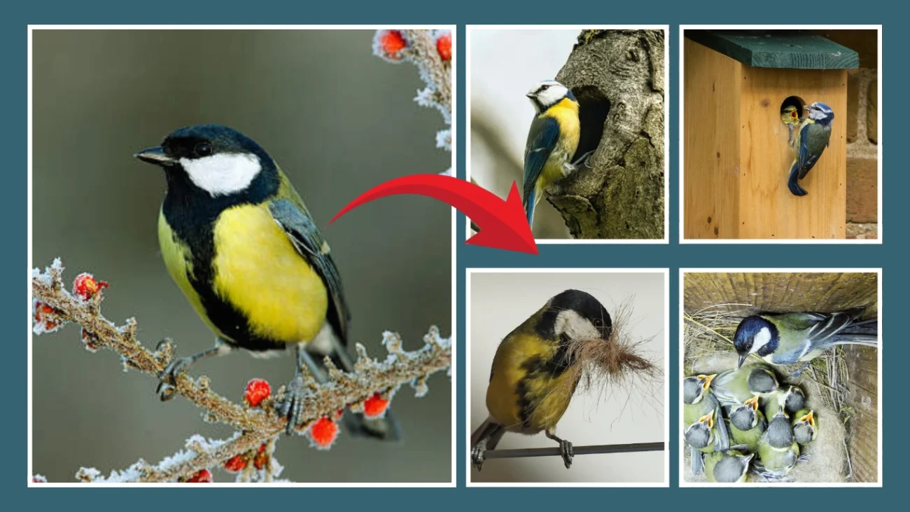 Great Tit Bird Breeding and Lifecycle