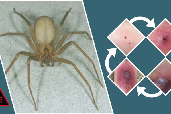Brown Recluse Spider Bite Stages 1 to 10 Dyas with Pictures 