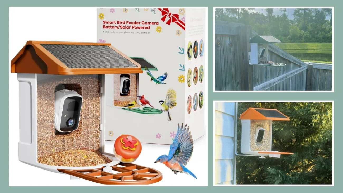 HARYMOR Smart AI Bird Feeder with Camera