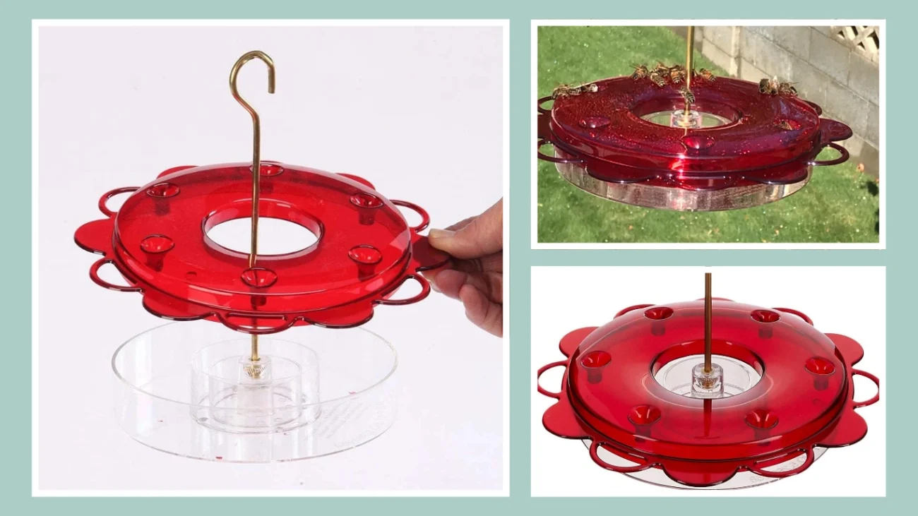 Naturesroom Hummingbird Feeder - NP1002, Red