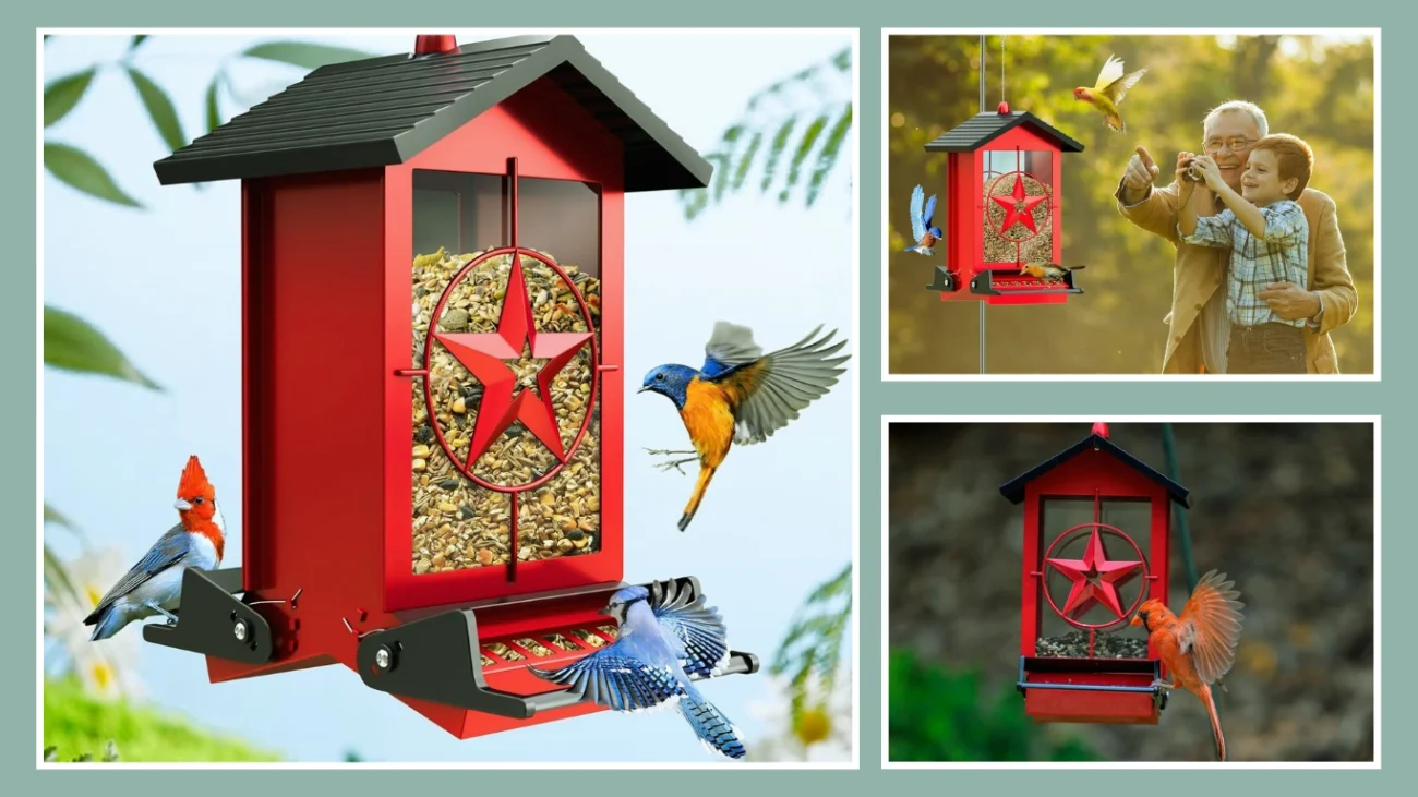 Squirrel-Activated Dual-Port Weight-Sensitive Feeder (3 lb Capacity)