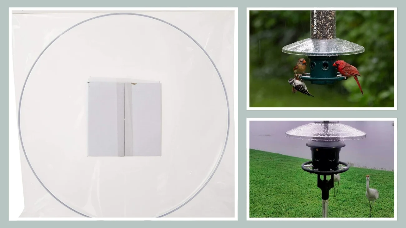 Weather Guard for Squirrel Buster Plus Bird Feeder (FEEDER NOT INCLUDED)