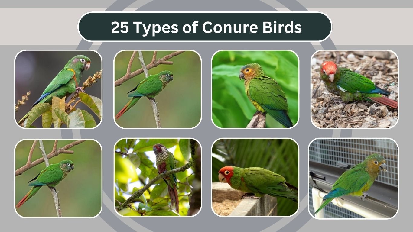 25 Types of Conure Birds