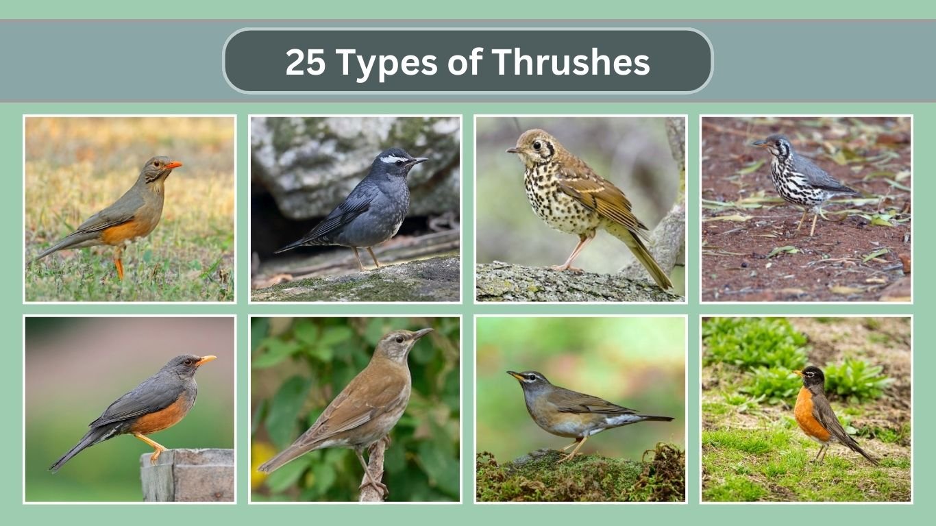 25 Types of Thrushes