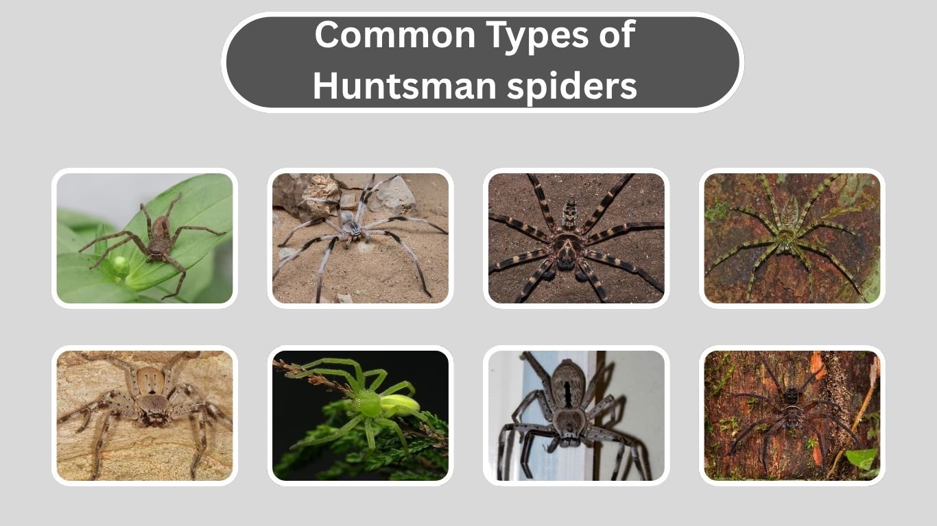 Types of Huntsman spiders