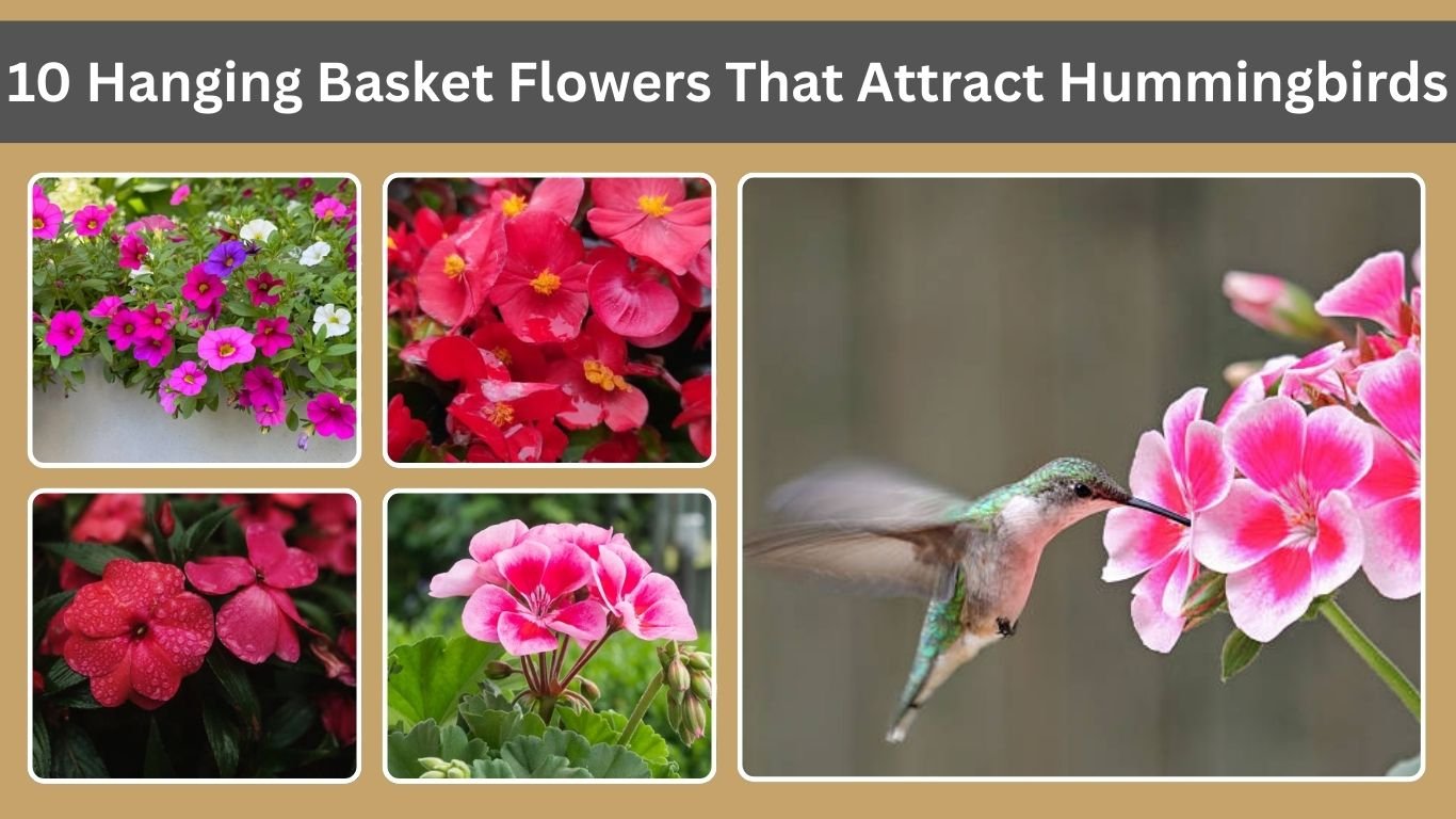 10 Hanging Basket Flowers That Attract Hummingbirds
