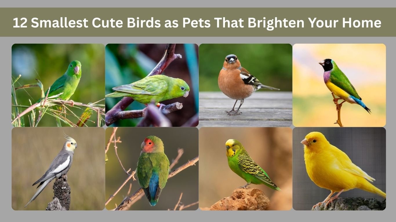 12 Smallest Cute Birds as Pets That  Brighten Your Home 