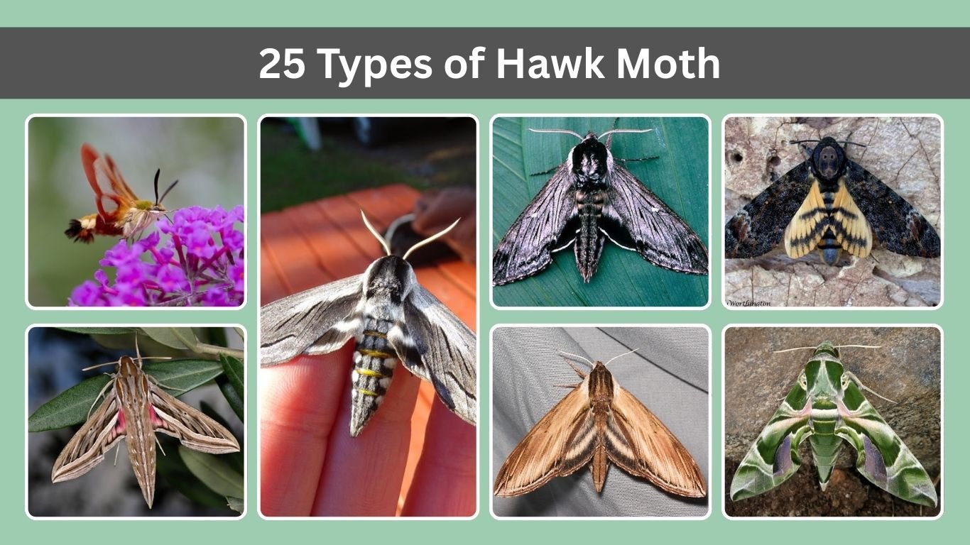 25 Types of Hawk Moth