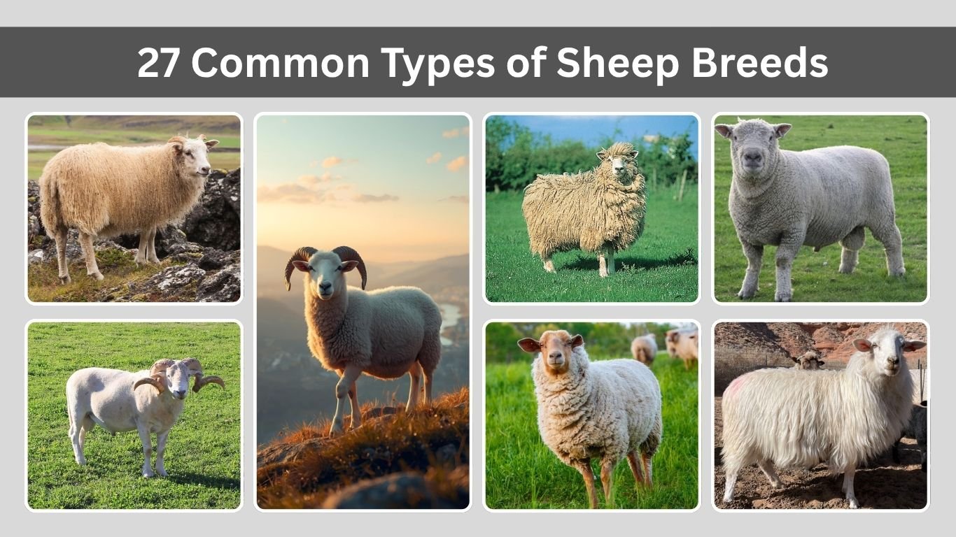 27 Common Types of Sheep Breeds: Identification with Pictures 