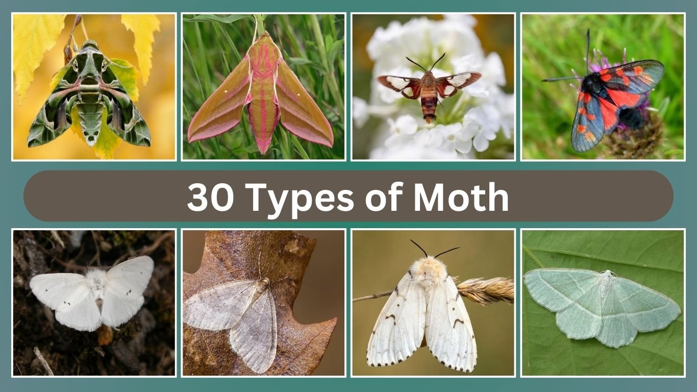 30 Types of Moth