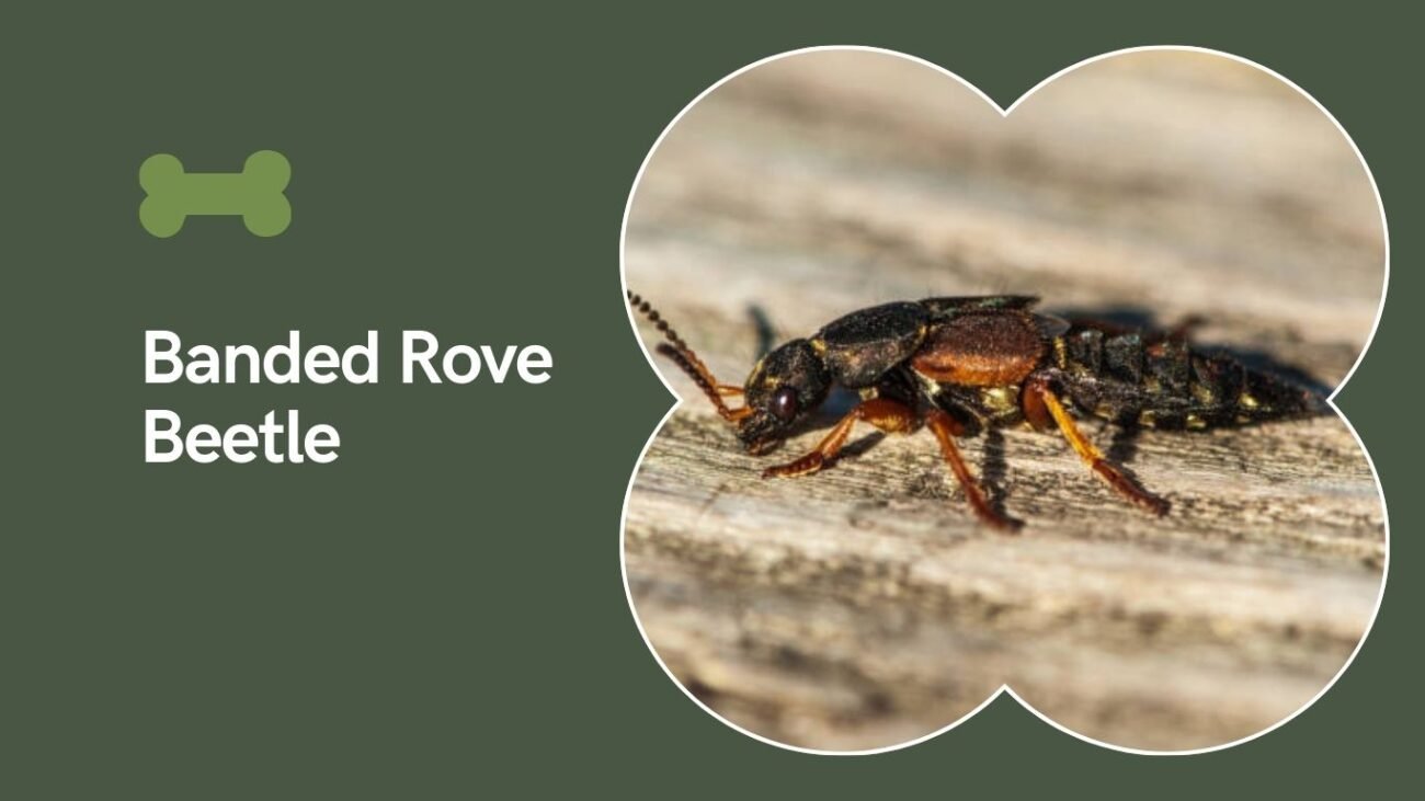 Banded Rove Beetle (Platydracus stercorarius)