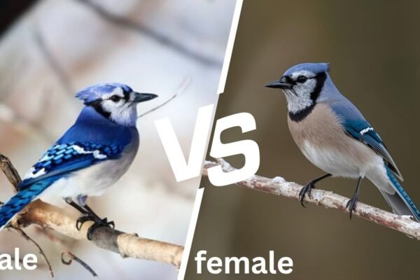 Male vs Female Blue Jay Birds