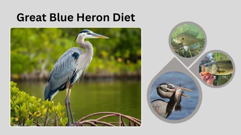 Great Blue Heron: Diet, Eating Habits, and Food Preferences