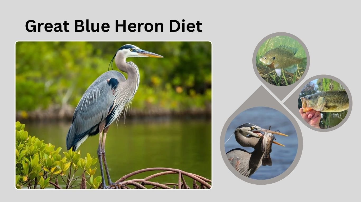 Great Blue Heron: Diet, Eating Habits, and Food Preferences