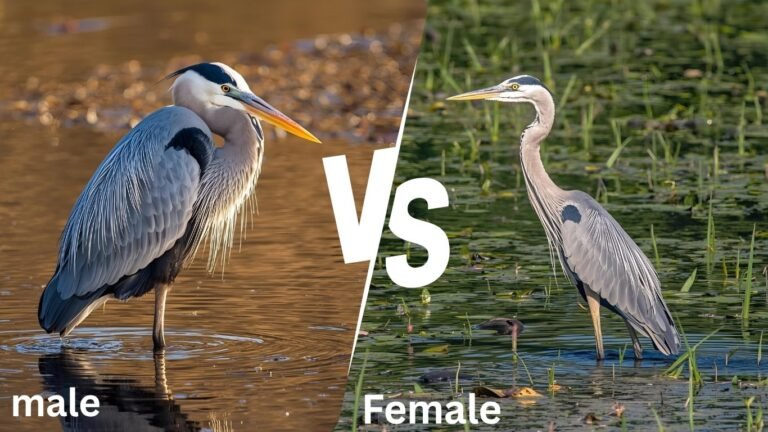 Male vs Female Great Blue Heron: Identification, Size, and Behavior
