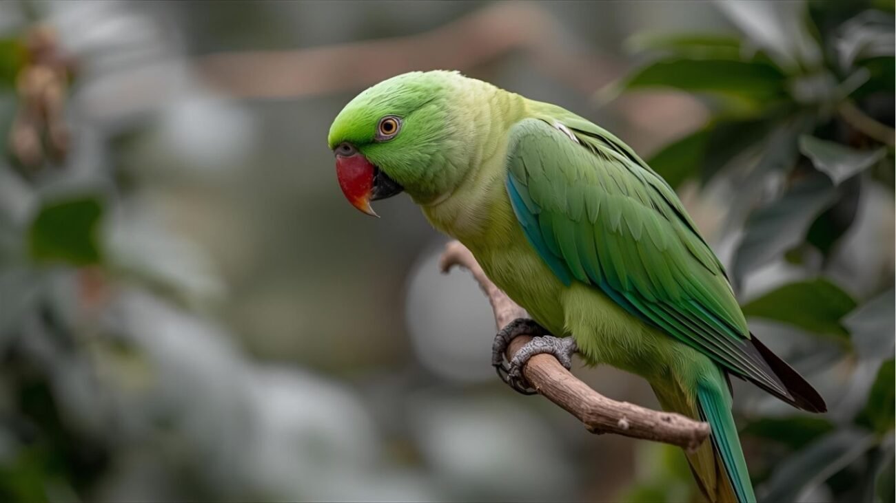 Appearance and Characteristics of Green Parrots