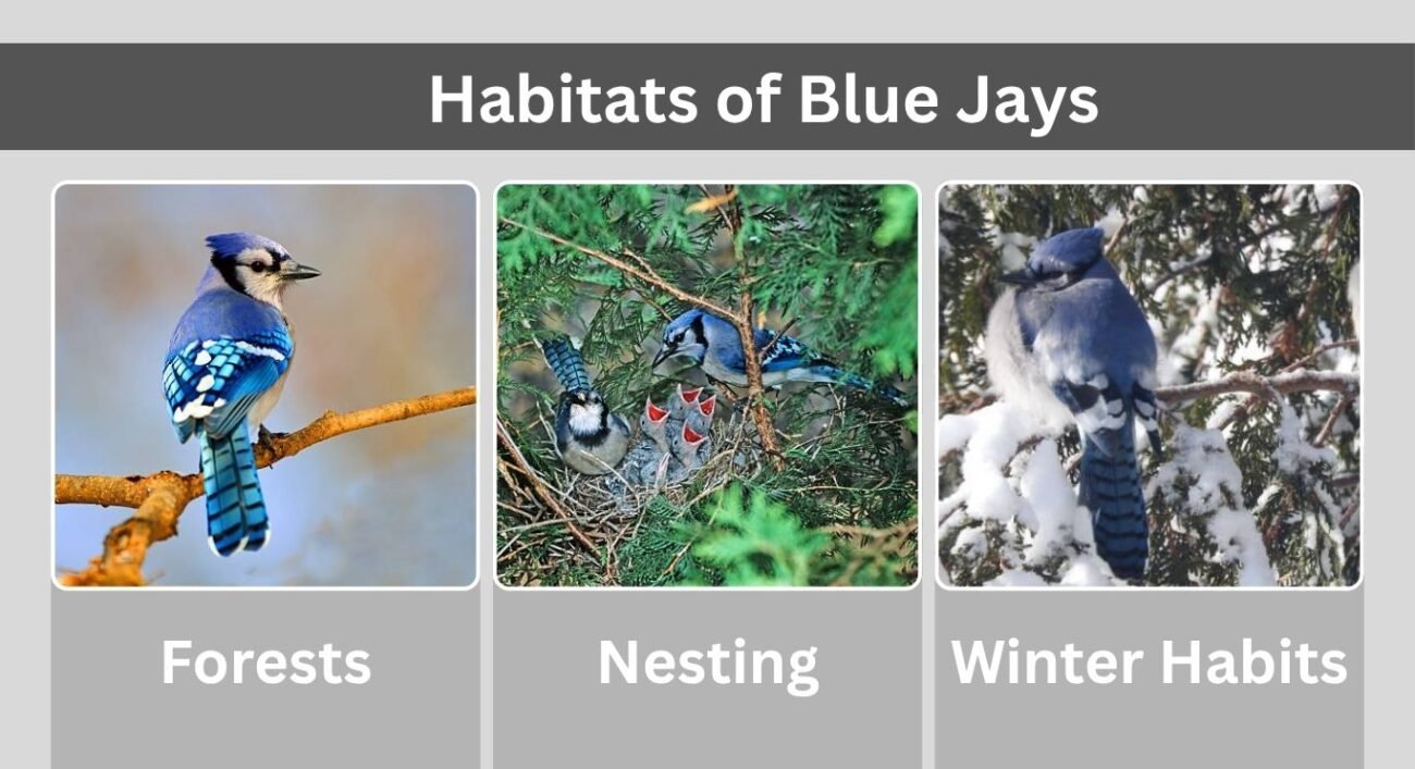 Habitats of Blue Jays