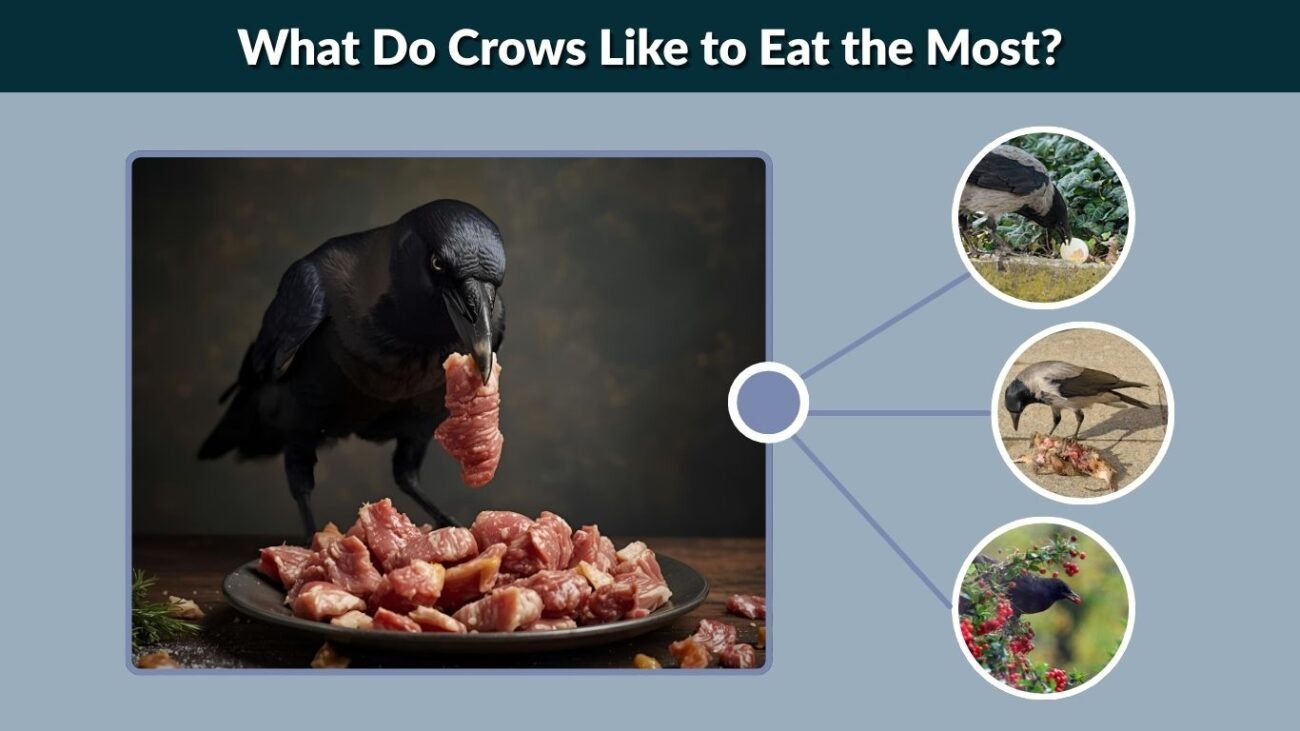 What Do Crows Like to Eat the Most?