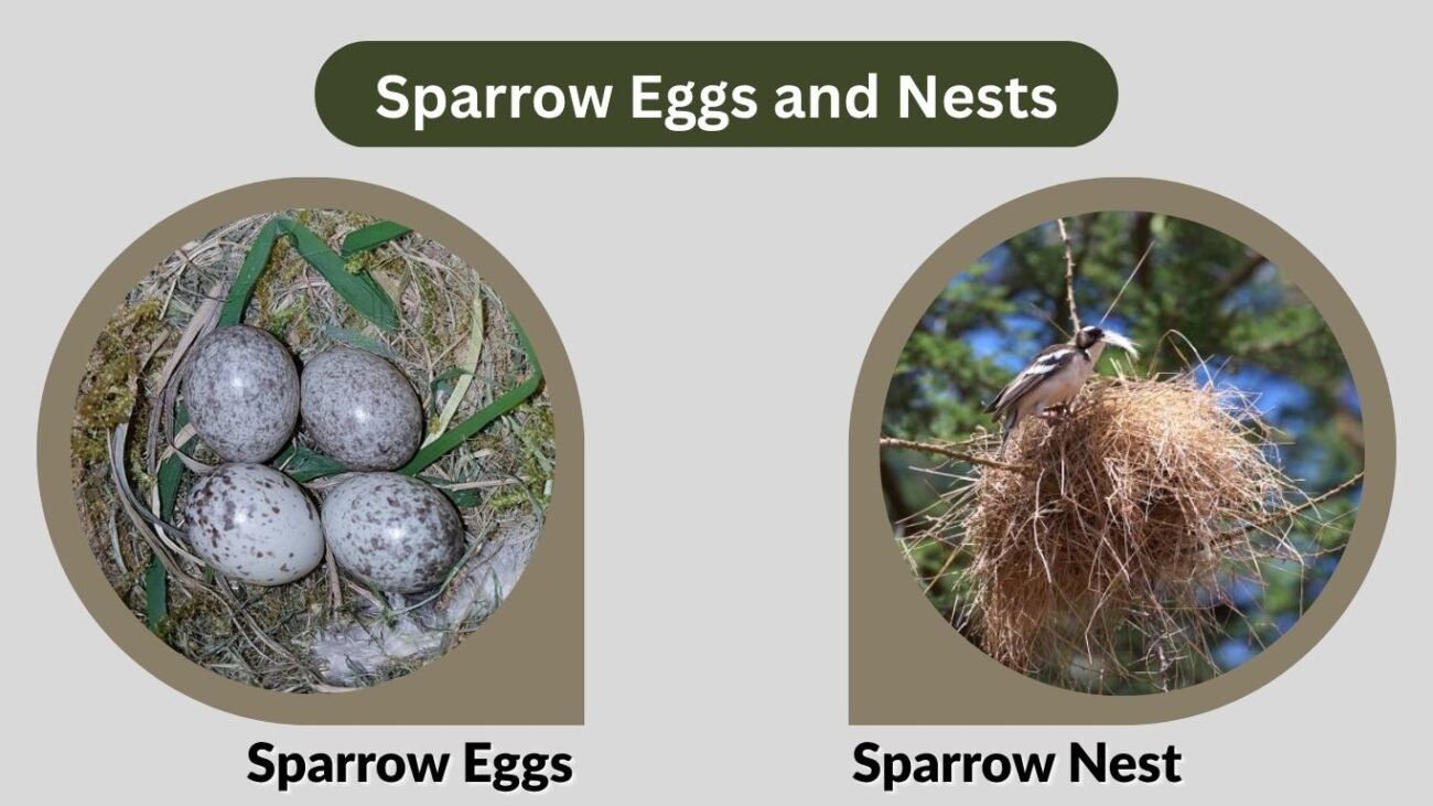 Sparrow Eggs and Nests
