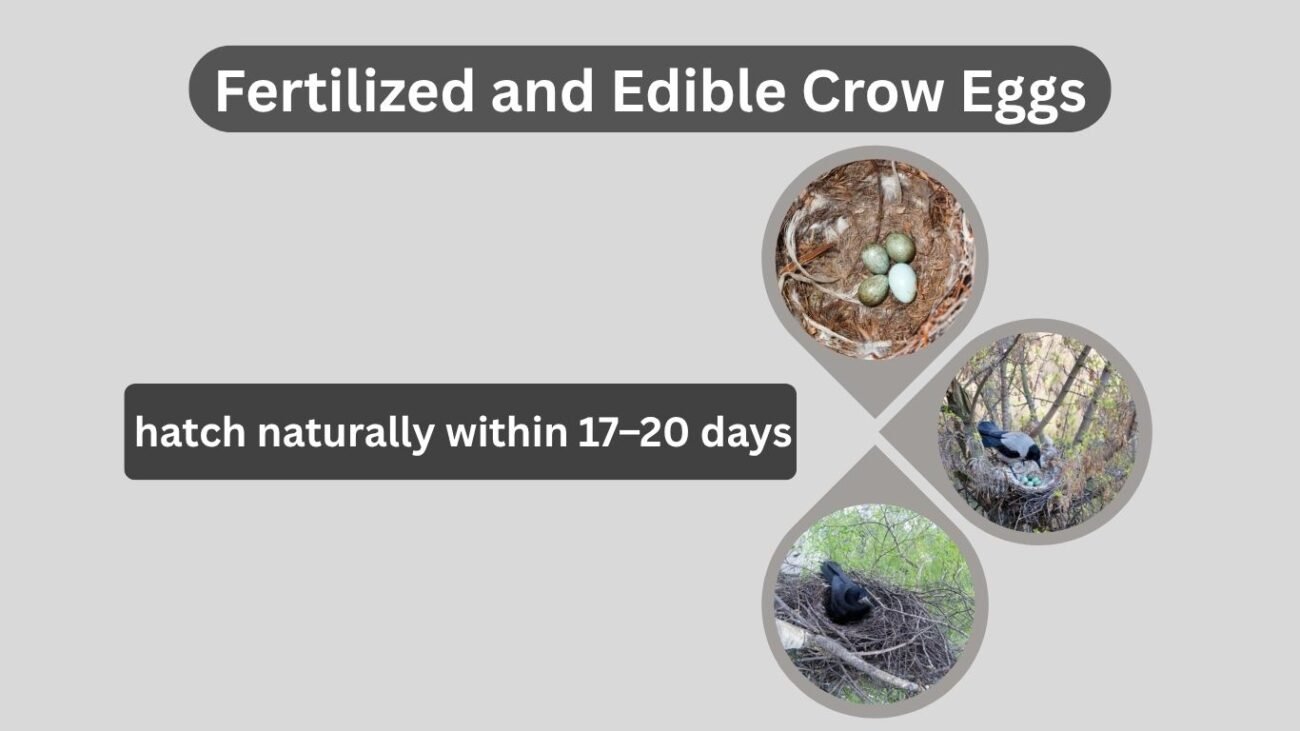 Fertilized and Edible Crow Eggs
