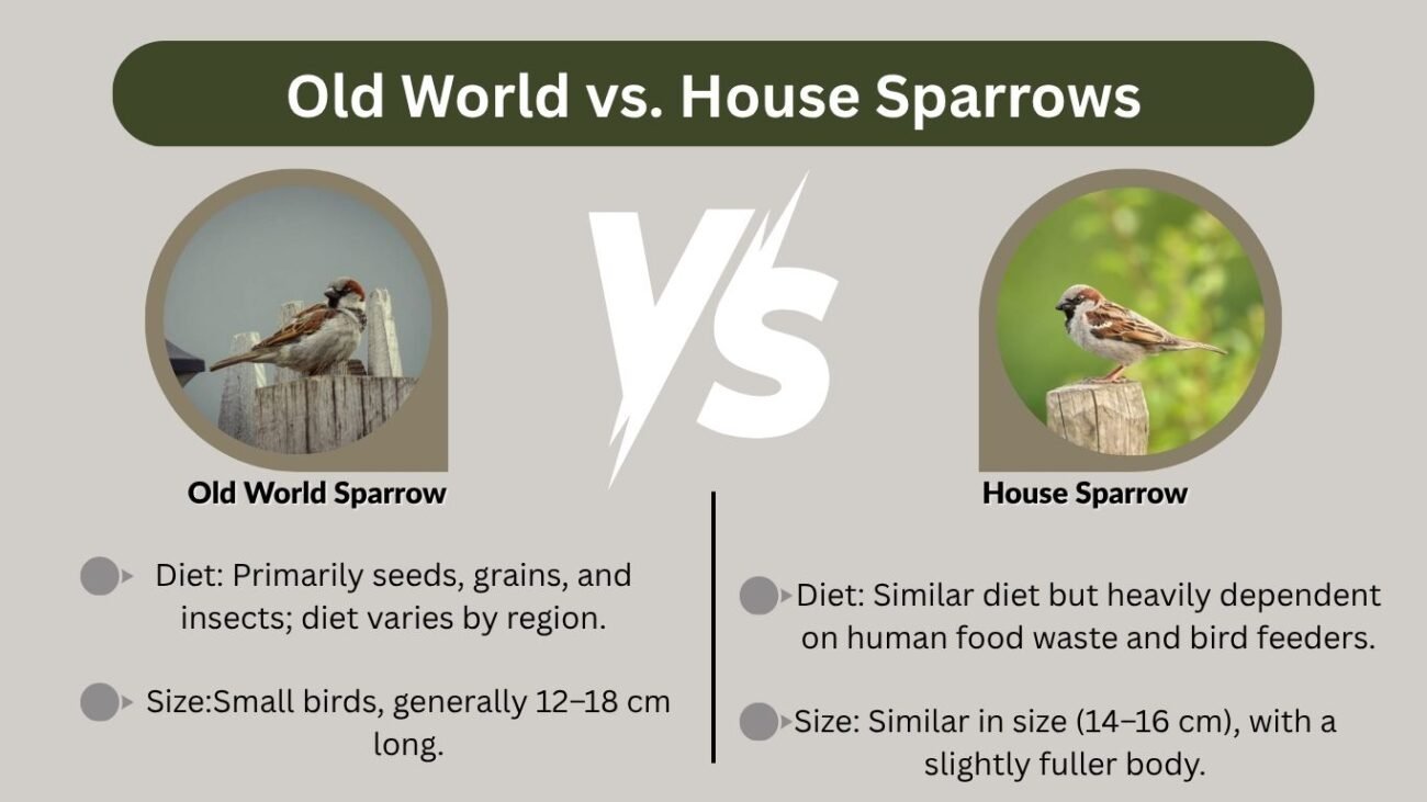 Old World vs. House Sparrows