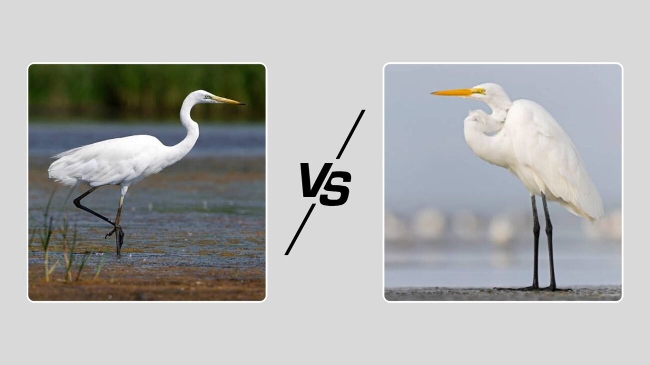 Great White Heron vs Great Egret