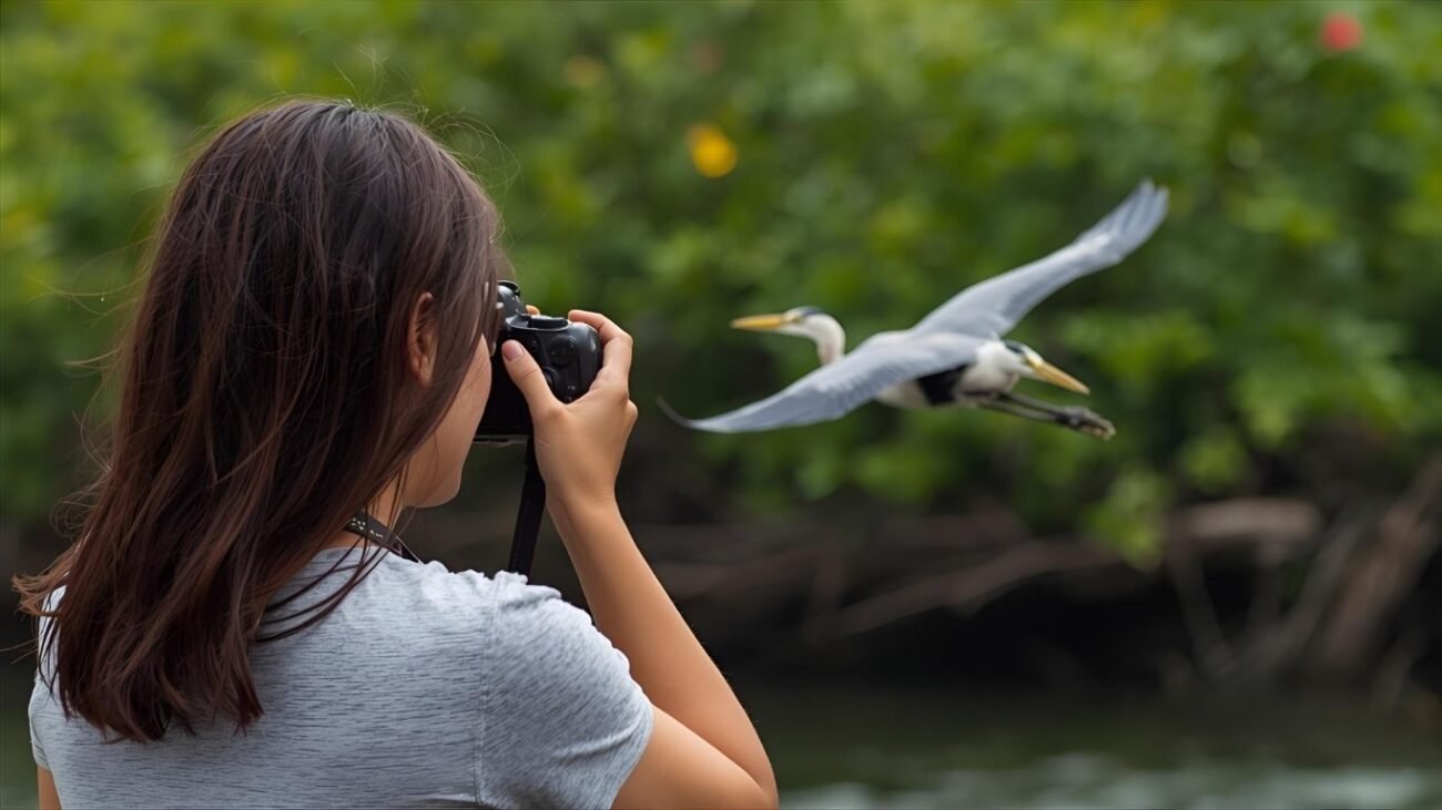 The Photographer’s View — Capturing a Flying Heron
