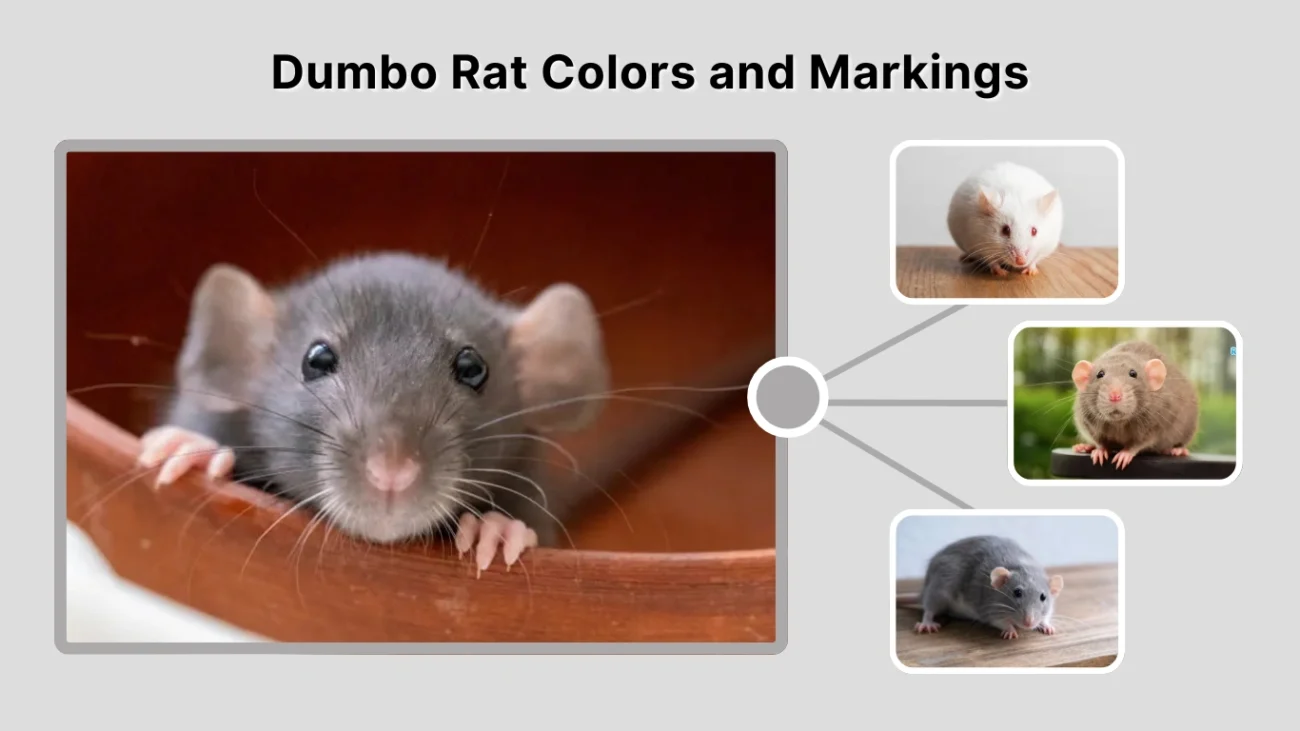 Dumbo Rat Colors and Markings