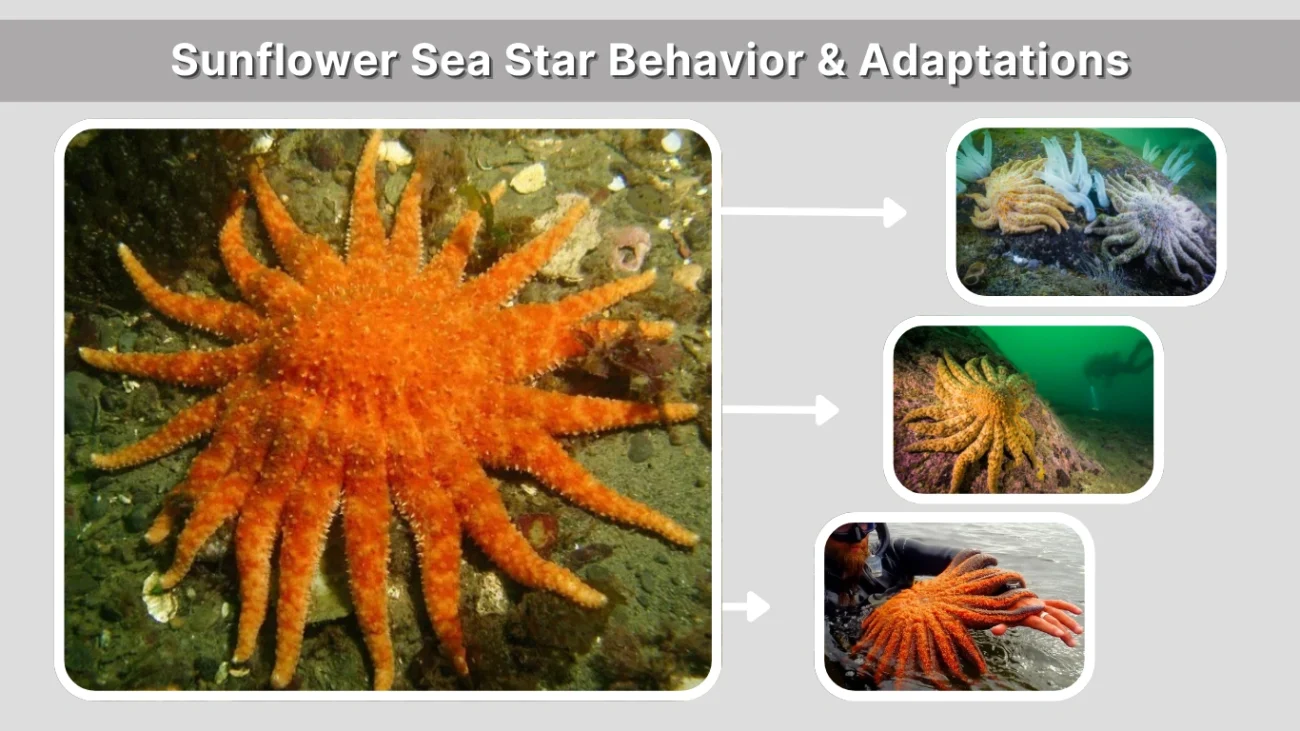 Sunflower Sea Star Behavior & Adaptations