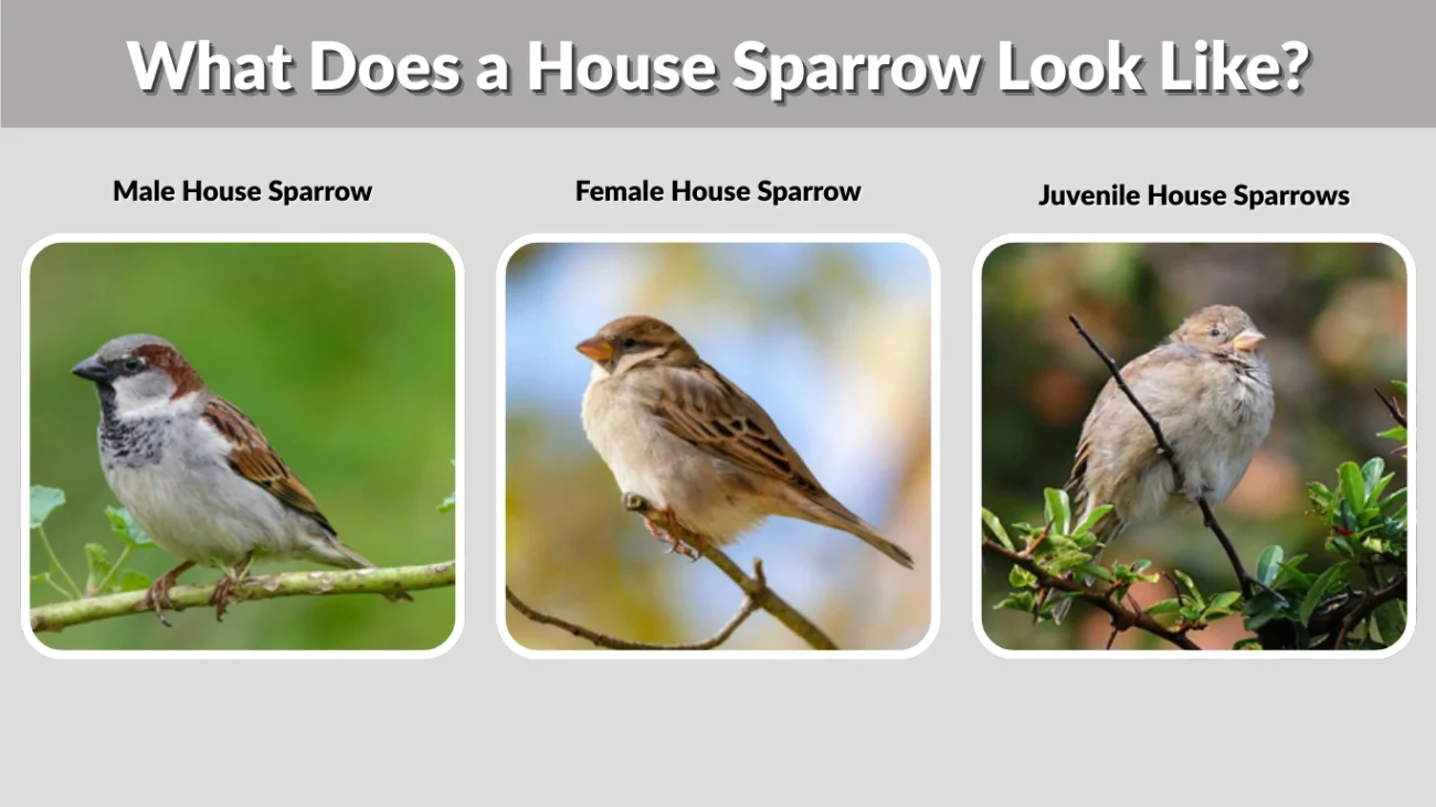 What Does a House Sparrow Look Like