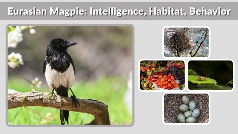 Eurasian Magpie: Intelligence, Habitat, Behavior & Fascinating Facts