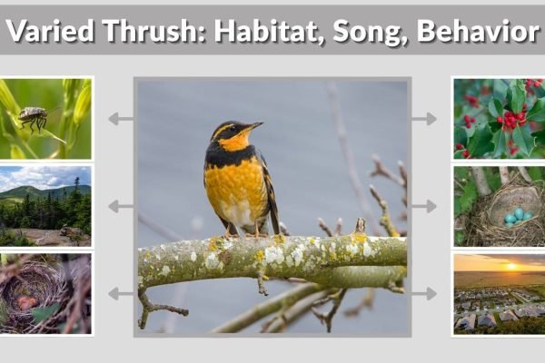 Varied Thrush: Habitat, Song, Behavior, and Identification Guide
