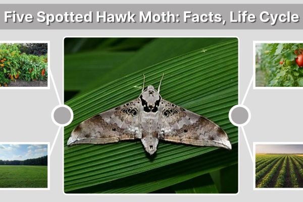 Five Spotted Hawk Moth: Facts, Life Cycle, and Identification Guide