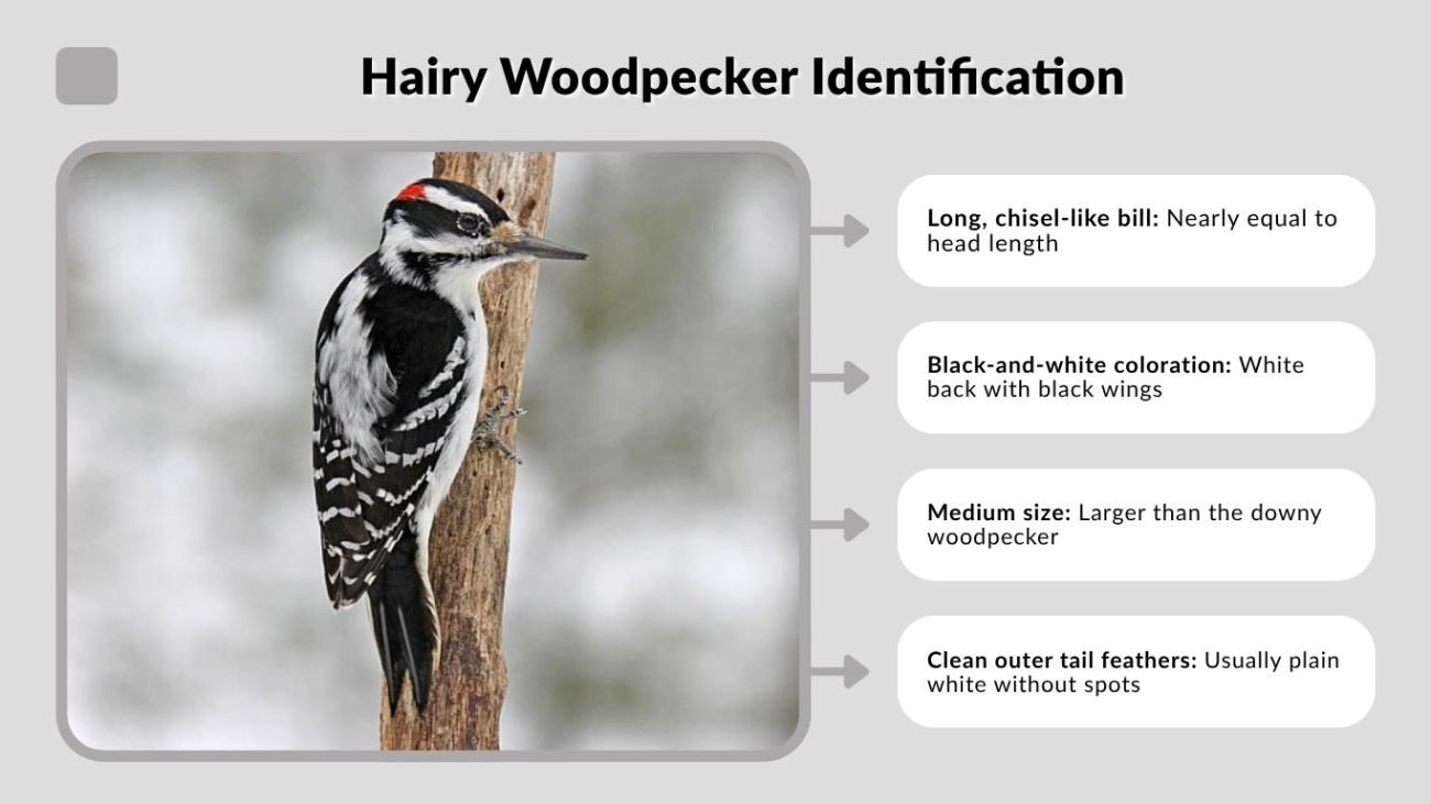 Hairy Woodpecker Identification